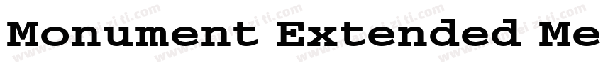 Monument Extended Medium字体转换